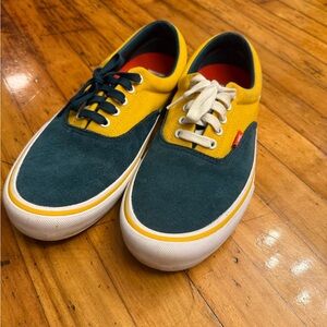 Vans Yellow and Green Sneakers